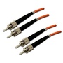 DYNAMIX 62.5u ST/ST OM1 Fibre Lead (Duplex, Multi-mode, 5 m)