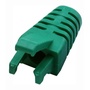 DYNAMIX RJ45 Slimline Strain Relief Boot with Clip Protector (Green, 20 Pack)