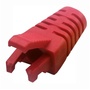 DYNAMIX RJ45 Slimline Strain Relief Boot with Clip Protector (Red, 20 Pack)