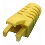 DYNAMIX RJ45 Slimline Strain Relief Boot with Clip Protector (Yellow, 20 Pack)