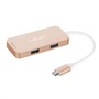 MiniX NEO C Mini USB-C Multi-Port Adapter (Gold)