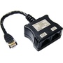 DYNAMIX RJ45 Dual Adapter with Short Cable