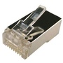 DYNAMIX RJ-45 Shielded Modular Plug Jar (Round, Stranded, 100 Pieces)