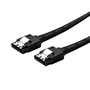 DYNAMIX SATA 6Gbs Data Cable with Latch (Black, 0.5 m)