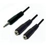 DYNAMIX Stereo Y Cable 3.5mm Plugs (0.2m)