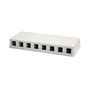 DYNAMIX 8 Port Unloaded Keystone Wall Mount Enclosure