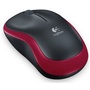 Logitech M185 USB Wireless Compact Mouse (Red)