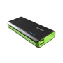 ADATA PT100 Power Bank with Flashlight (Black/Green, 10000mAh)