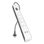 Belkin 4 Way Surge Board with 2 x USB Ports (2.4A)