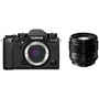 Fujifilm X-T3 Mirrorless Digital Camera (Black) with XF 56mm f/1.2 R Lens