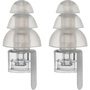 Etymotic Research ER-20 Etymotic High-Def Motorsport Earplugs (White/Clear, Large)