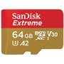 SanDisk 64GB Extreme UHS-I microSDXC Memory Card includes SD Adapter