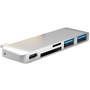 Hyper HyperDrive 5-in-1 USB-C Hub with Pass Through Charging (Silver)