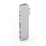 Hyper HyperDrive PRO 8-in-2 Hub for USB-C MacBook Pro 13"/15" (Silver)