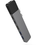 Hyper HyperDrive NET 6-in-2 Hub for USB-C MacBook Pro 13"/15" (Space Gray)