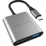 Hyper HyperDrive 3-in-1 USB-C Hub with 4K HDMI Output (Space Gray)