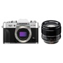 Fujifilm X-T30 Mirrorless Digital Camera (Silver) with Fujifilm XF 56mm f/1.2 R Lens
