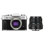 Fujifilm X-T30 Mirrorless Digital Camera (Silver) with XF 23mm f/2 R Lens (Black)