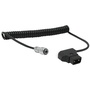 Core SWX Coiled D-Tap to 2-Pin Cable for Blackmagic Pocket Cinema Camera 4K (46-122 cm)