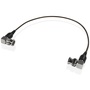 SHAPE 90-Degree Skinny BNC Cable 12" (Black)
