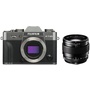Fujifilm X-T30 Mirrorless Digital Camera (Charcoal) with XF 23mm f/1.4 R Lens (Black)