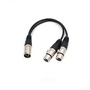 Titan Cables Male XLR to 2 x Female XLR Splitter Cable