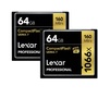 Lexar 64GB Professional 1066x CompactFlash Memory Card (UDMA 7, 2-Pack)