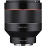 Samyang AF 85m f/1.4 lens for Sony FE Mount