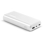 Promate Titan-20C USB-C High Capacity Power Bank with 3.1A Dual USB Output (White)
