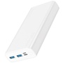 Promate Bolt-20 Smart Charging Power Bank with Dual USB Output (White)