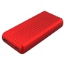 Promate Titan-20C USB-C High Capacity Power Bank with 3.1A Dual USB Output (Red)