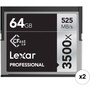 Lexar 64GB Professional 3500x CFast 2.0 Memory Card (2-Pack)