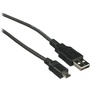 Pearstone USB 2.0 Type A Male to Micro Type B Male Cable (Black) - 6' (1.8 m)