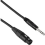 Pearstone PM Series 1/4" TRS M to XLR F Professional Interconnect Cable - 10' (3.0 m)
