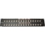 Canare 322U-BJRK 12G A/V BNC Stand-Off Panel with Receptacles (2 RU, 32 Receptacles)