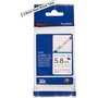 Brother HSe211 Black on White Heat Shrink Tubing (0.23" x 4.9')