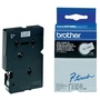 Brother TC-291 9mm x 8m Black on White Label Tape