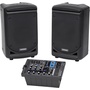 Samson Expedition XP300 6" 2-Way 300W Portable Stereo PA System