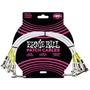 Ernie Ball 1' Angle / Angle Patch Cable 3-pack - White