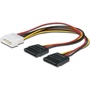 Digitus SATA (Dual) to Molex 0.2m Power Cable