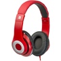 Verbatim Classic Stereo Headphones with Microphone Red