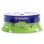 Verbatim CD-RW 700MB 4-12x 25 Pack on Spindle