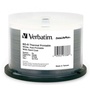 Verbatim BD-R 25GB 6x White Wide Thermal Printable 50 Pack on Spindle