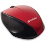Verbatim Multi-Trac Wireless LED Mouse Red