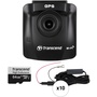 Transcend DrivePro 230 1080p Dash Camera with Hardwire Power Cable & 64GB microSD Card (10-Pack)