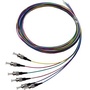 DYNAMIX 2M LC Pigtail OM1 6x Pack Colour Coded