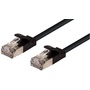 DYNAMIX 1.25m Cat6A S/FTP Slimline Shielded 10G Patch Lead (Black)