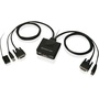 IOGEAR 2-Port USB DVI Cable KVM Switch