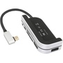 Xcellon iPad Pro 6-in-1 Multiport USB Type-C Docking Station for 11" & 12.9" iPad Pro (Silver)