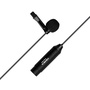 Comica Audio CVM-V02O Omnidirectional Lavalier XLR Microphone (Black, 1.8m)